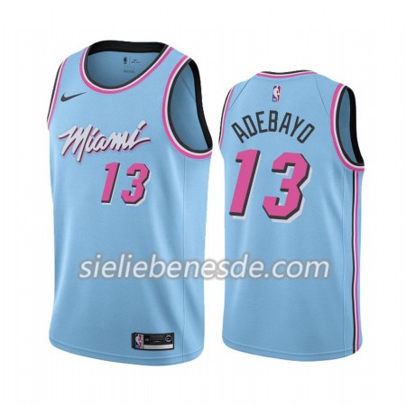 Herren NBA Miami Heat Trikot Bam Adebayo 13 Nike 2019-2020 City Edition Swingman
